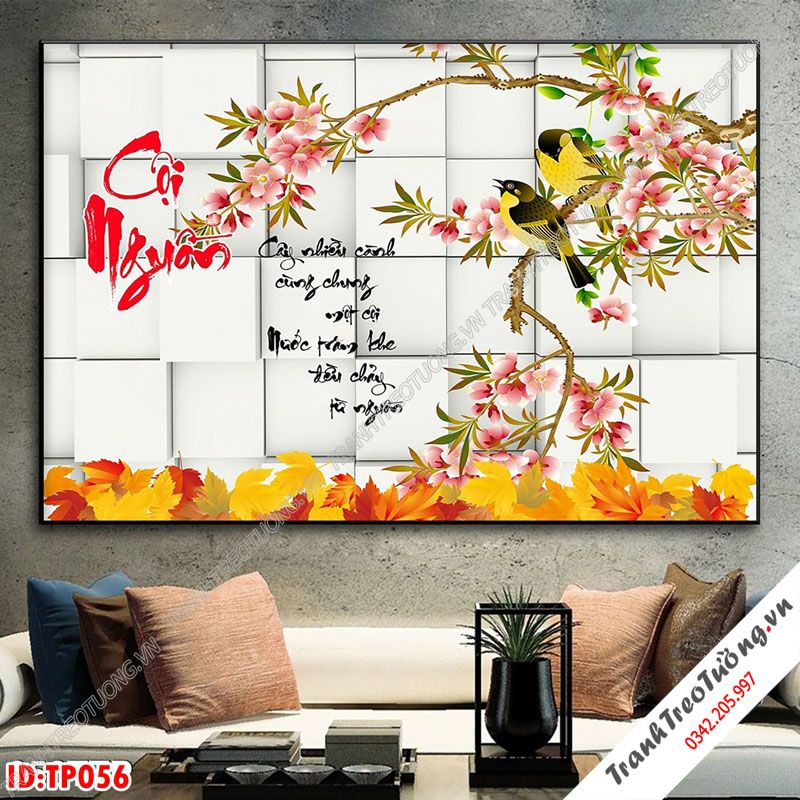 Tranh Thư Pháp Nghệ Thuật M56