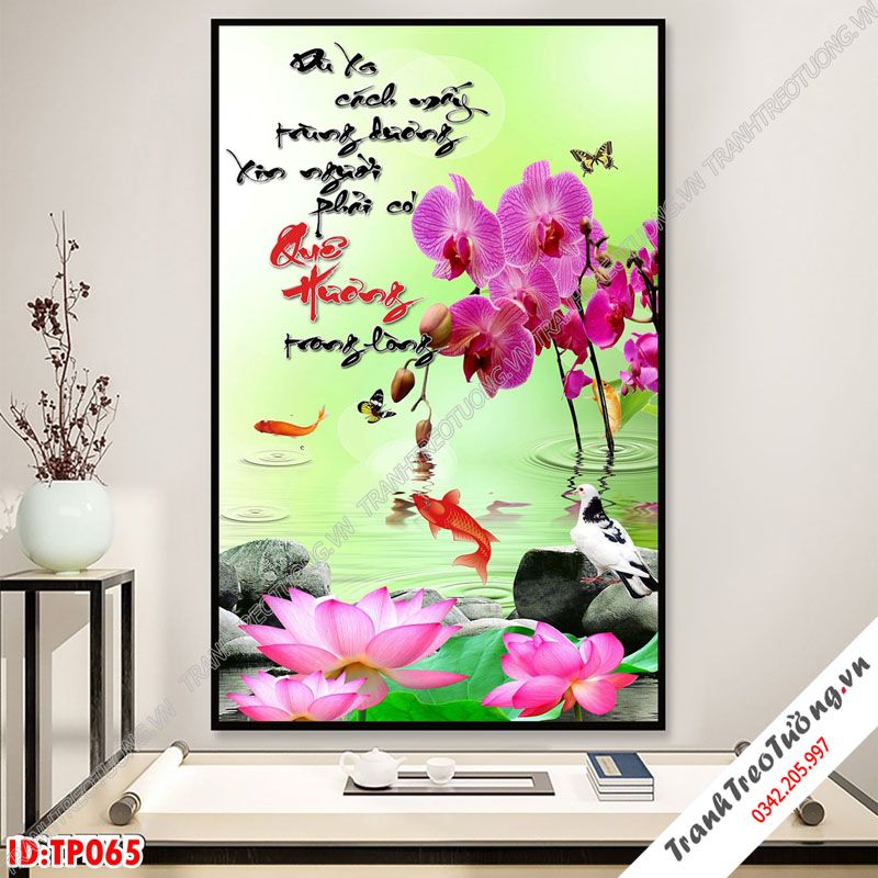 Tranh Thư Pháp Nghệ Thuật M65