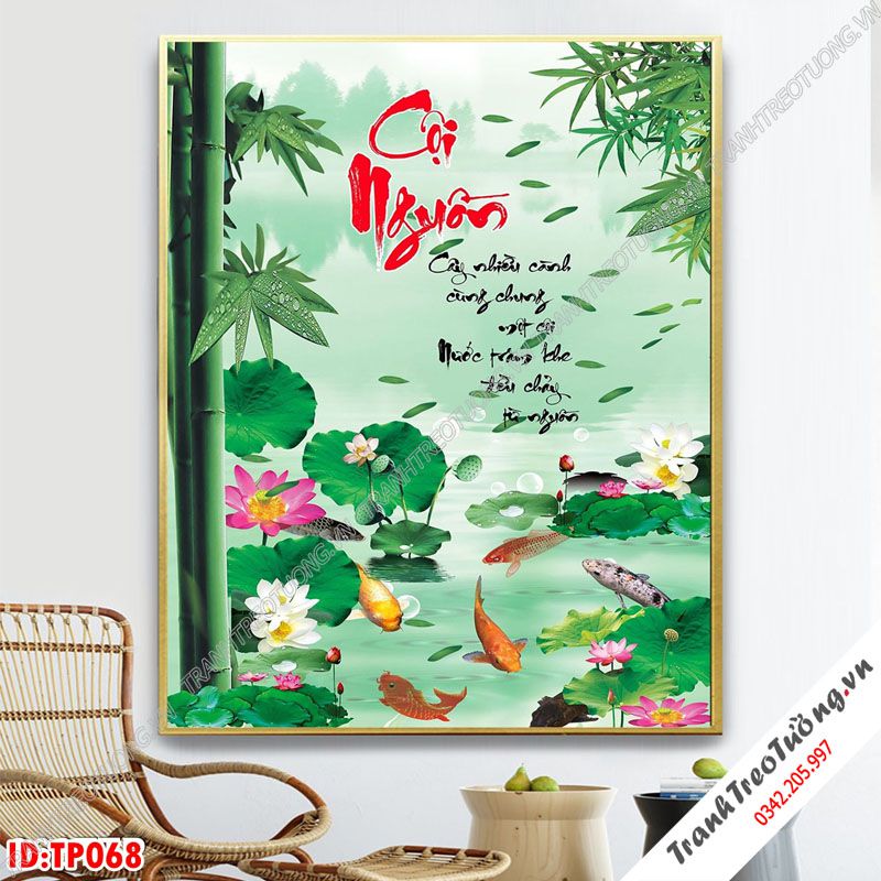 Tranh Thư Pháp Nghệ Thuật M68
