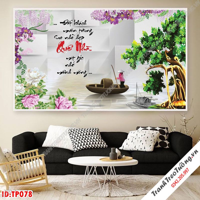 Tranh Thư Pháp Nghệ Thuật M78