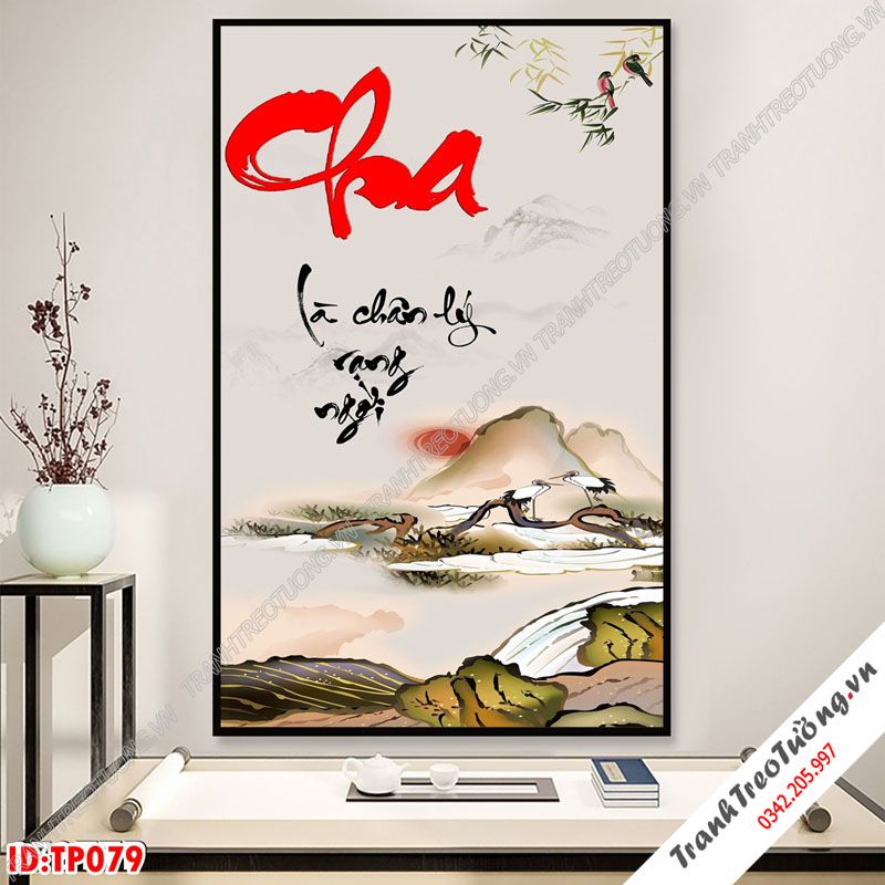 Tranh Thư Pháp Nghệ Thuật M79