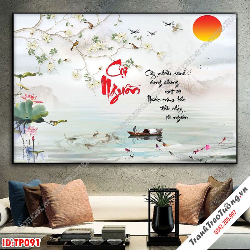Tranh Thư Pháp Nghệ Thuật M91