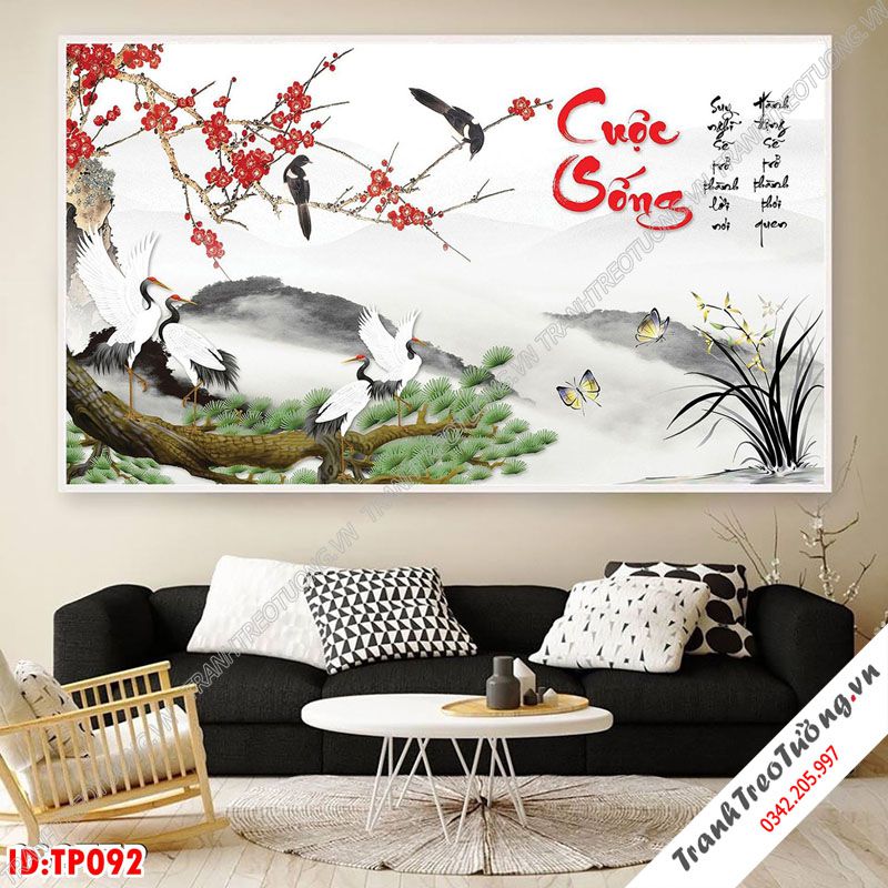 Tranh Thư Pháp Nghệ Thuật M92