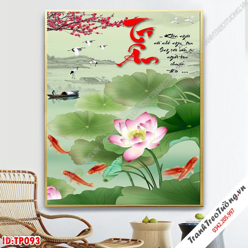 Tranh Thư Pháp Nghệ Thuật M93