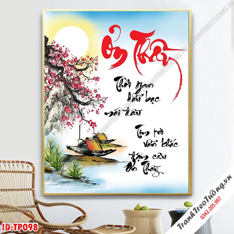 Tranh Thư Pháp Nghệ Thuật M98