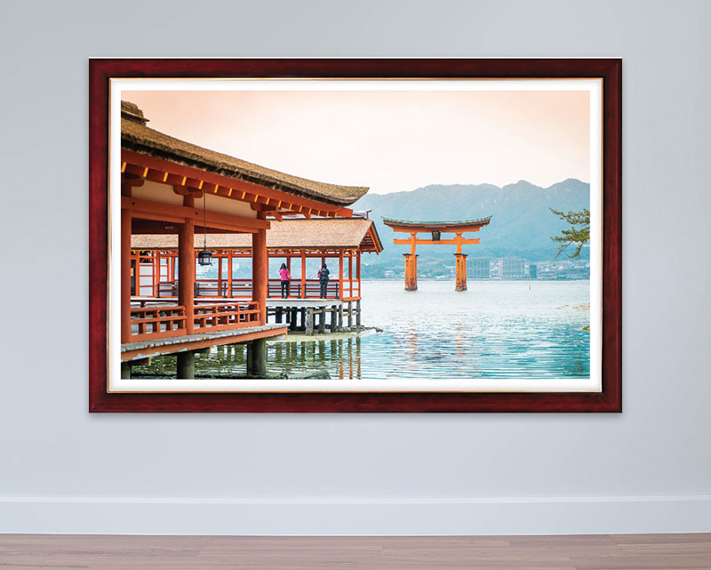 Tranh chủ đề Nhật Bản “Đền thờ Itsukushima”  M1