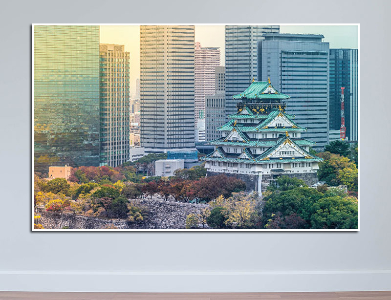 Tranh chủ đề Nhật Bản “Thành Cổ Osaka”  M1