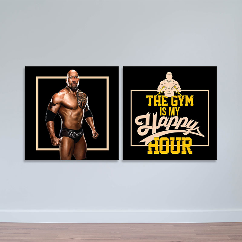 Bộ sưu tập 2 ảnh phòng tập gym chất lượng “The gym is my happy hour”  M1