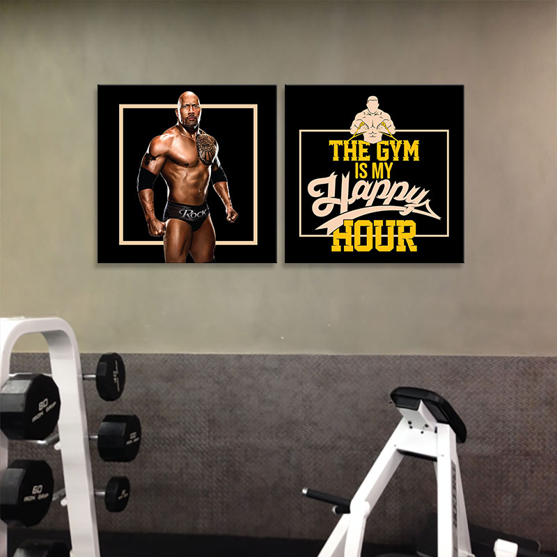 Bộ sưu tập 2 ảnh phòng tập gym chất lượng “The gym is my happy hour”  M1