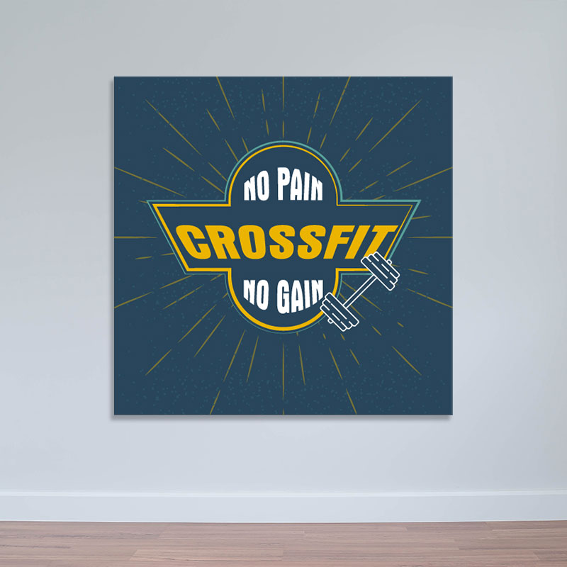 Tranh “Cô gái tập thể thao” chất M3
