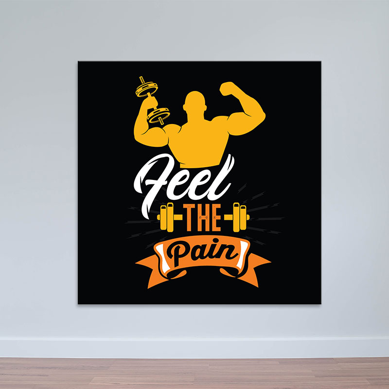 Tranh canvas “Feel the pain ” chất M3