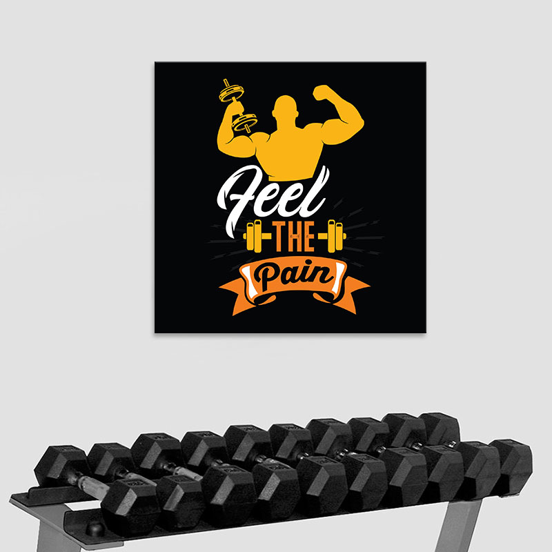 Tranh canvas “Feel the pain ” chất M3