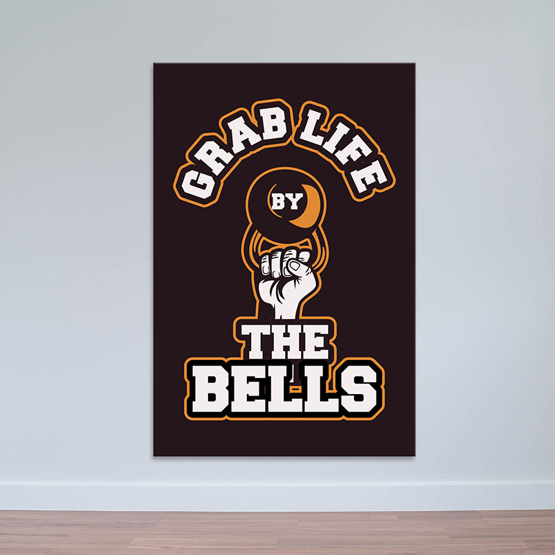 Tranh canvas “Grab Life the bells” chất M2