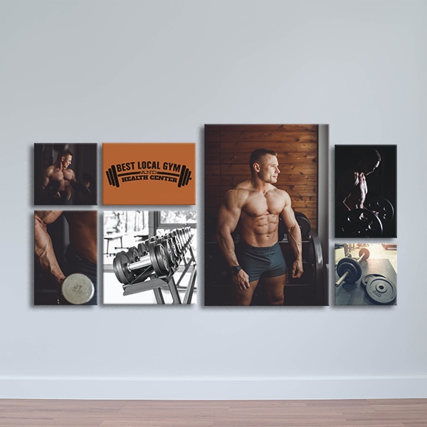 Bộ 6 tranh trang trí phòng gym W402 M6