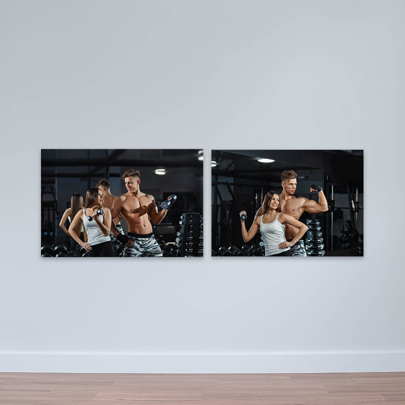 Bộ 2 tranh gym “Bạn đồng hành”  M5