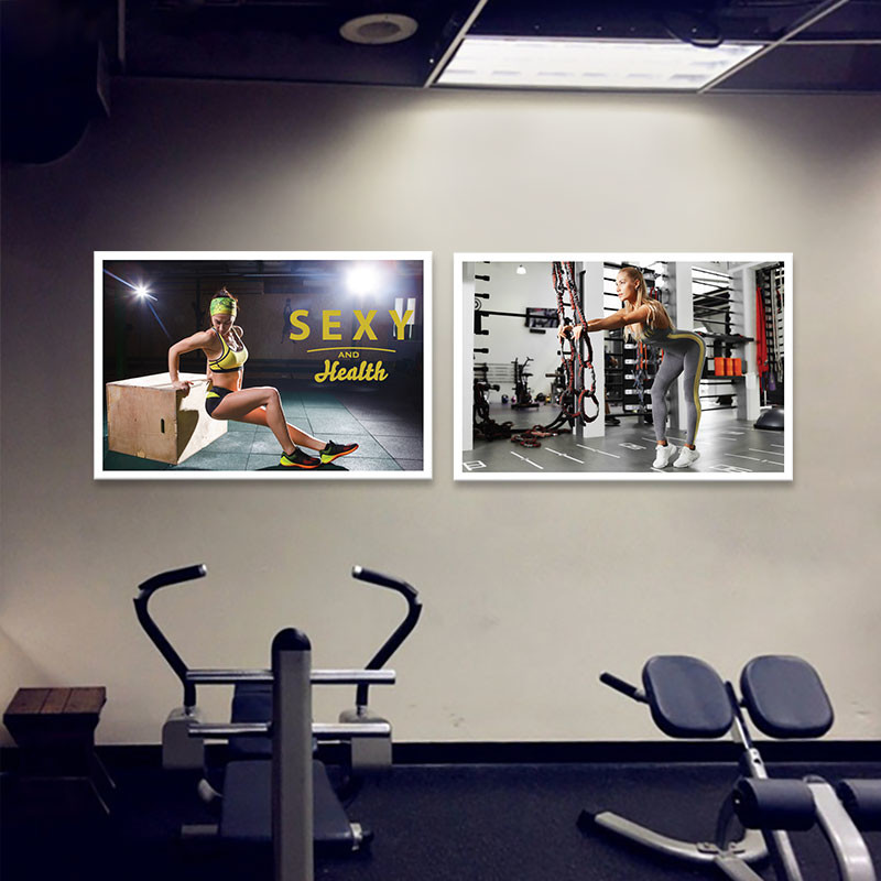 Bộ 2 tranh fitness ” Sexy and healthy”  M5