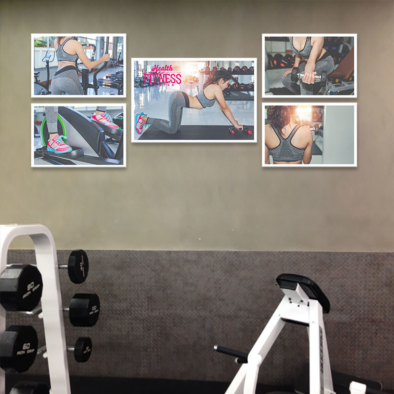 Bộ 5 tranh tập luyện Fitness đẹp nhất  M4