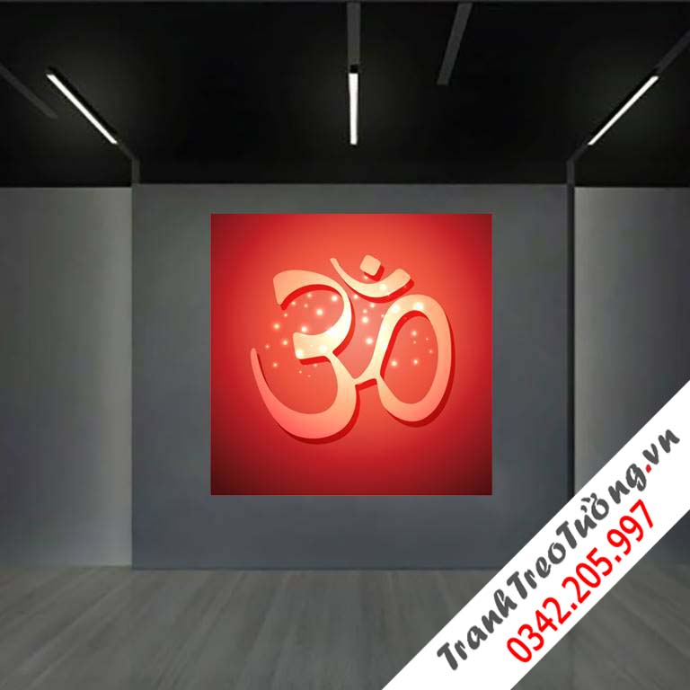Tranh Yoga Om Mani Padme Hum (Lục Tự Đại Minh Chân Ngôn) – W6704 M1