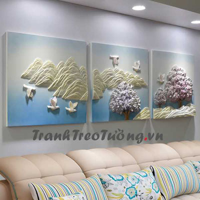 Tranh treo tường 3d phong cảnh
