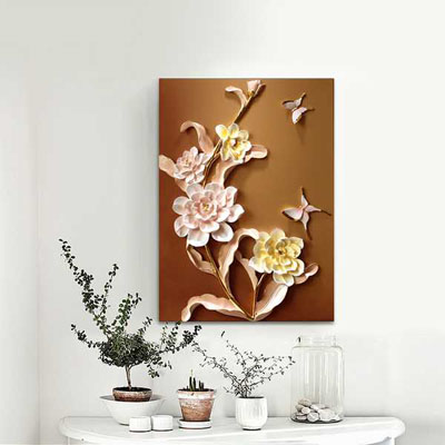 Tranh treo tường 3D hoa