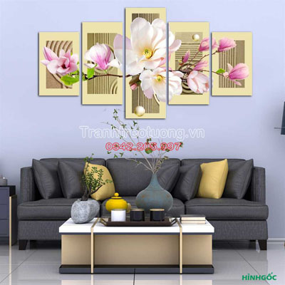 Tranh Hoa Đào Nghệ Thuật M36