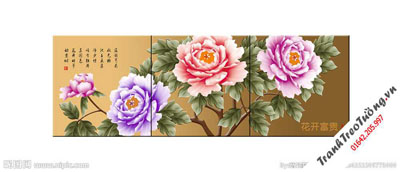 Tranh Lọ Hoa 3 Bức M22