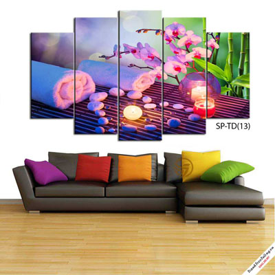Tranh Phong Cảnh Đồi Hoa Tím M23