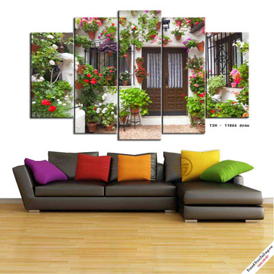 Tranh Phong Cảnh Vườn Hoa M23