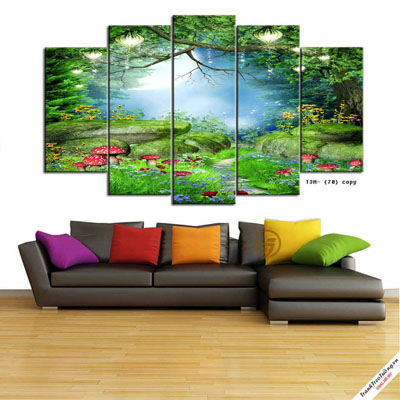 Tranh Phong Cảnh Vườn Hoa M25