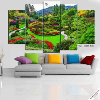 Tranh Phong Cảnh Vườn Hoa M3