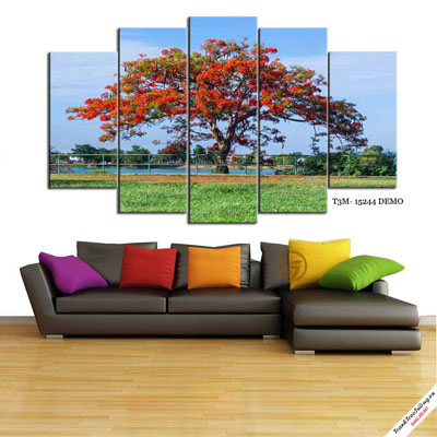 Tranh Phong Cảnh Rừng Núi Mùa Thu M25