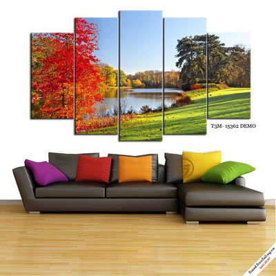 Tranh Phong Cảnh Rừng Núi Mùa Thu M27
