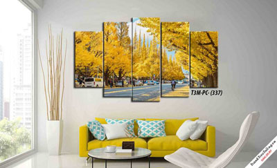 Tranh Phong Cảnh Rừng Núi Mùa Thu M35