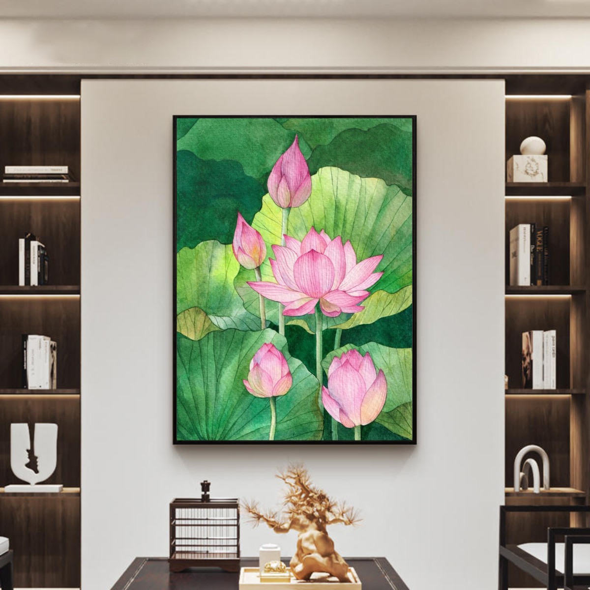 Tranh treo tường hoa sen