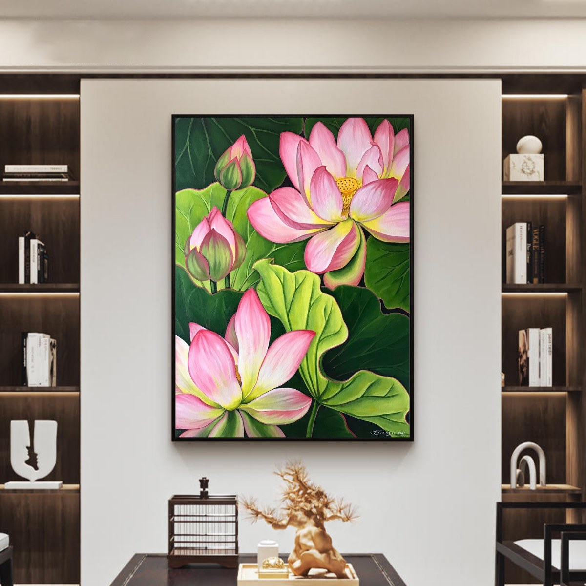Tranh treo tường hoa sen