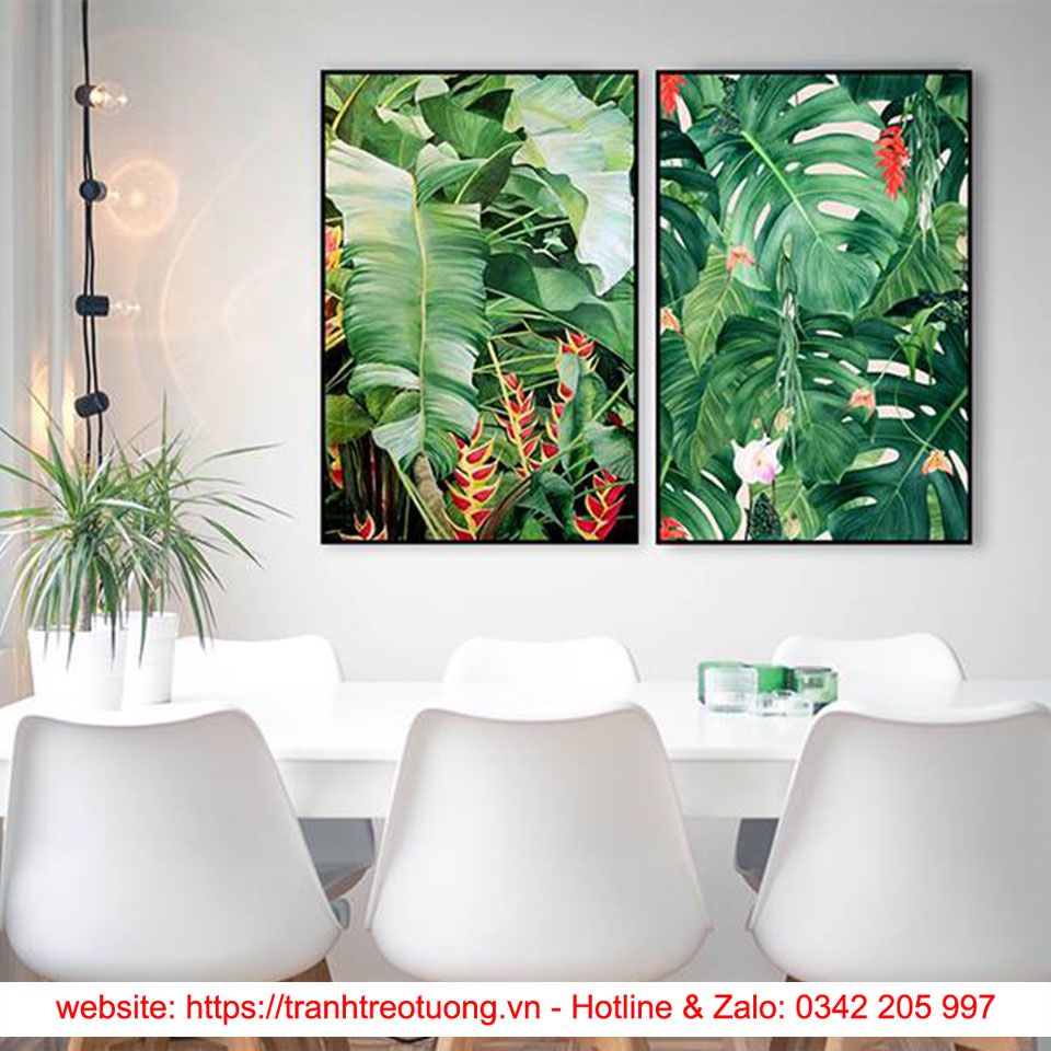 Tranh Bộ Lá Chuối TB33