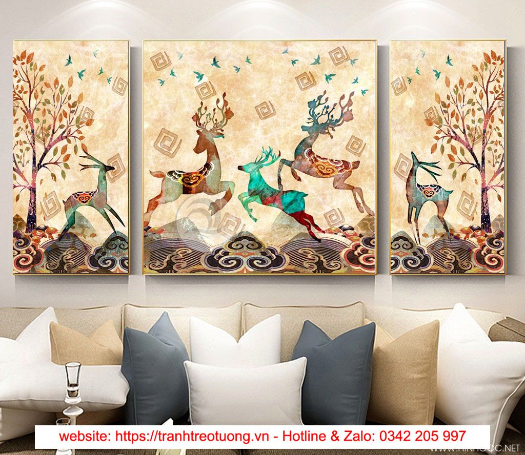 Đàn hươu rừng - VR105