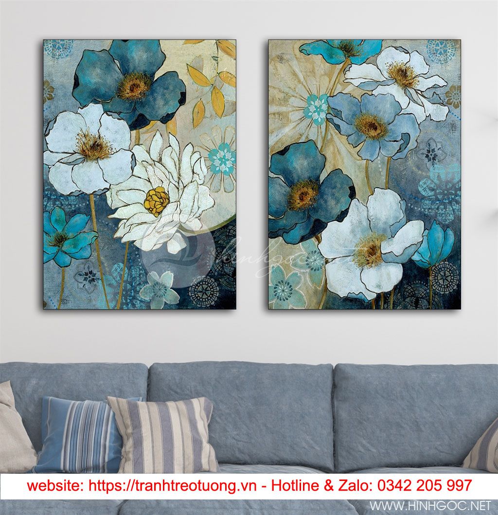 Vườn hoa xanh trắng-BEN30