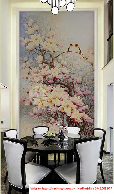 Tranh hoa lan trang trí đẹp-SCD-203