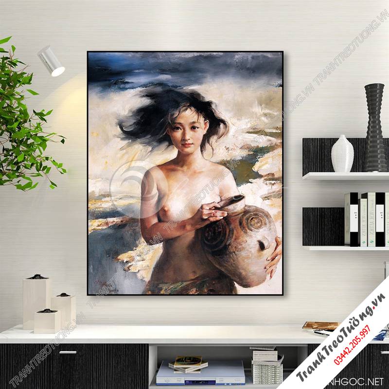 Tranh treo tường khổ dọc C4650