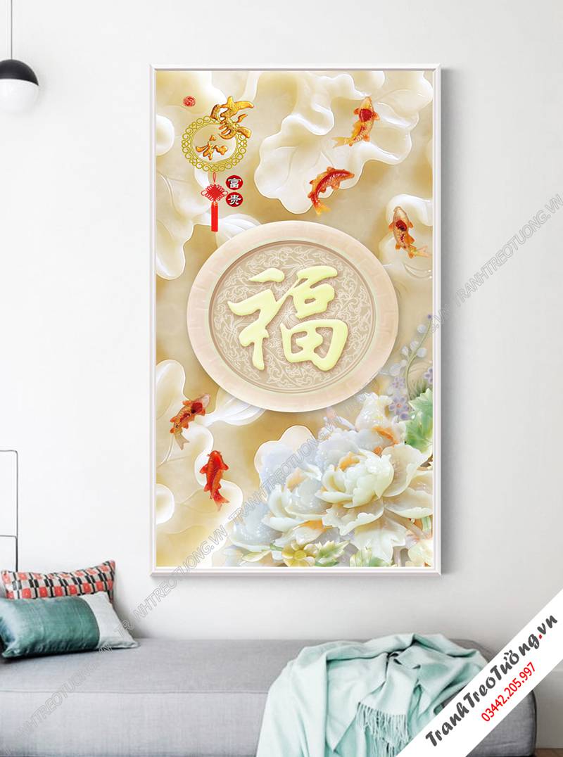 Tranh treo tường khổ dọc C4677