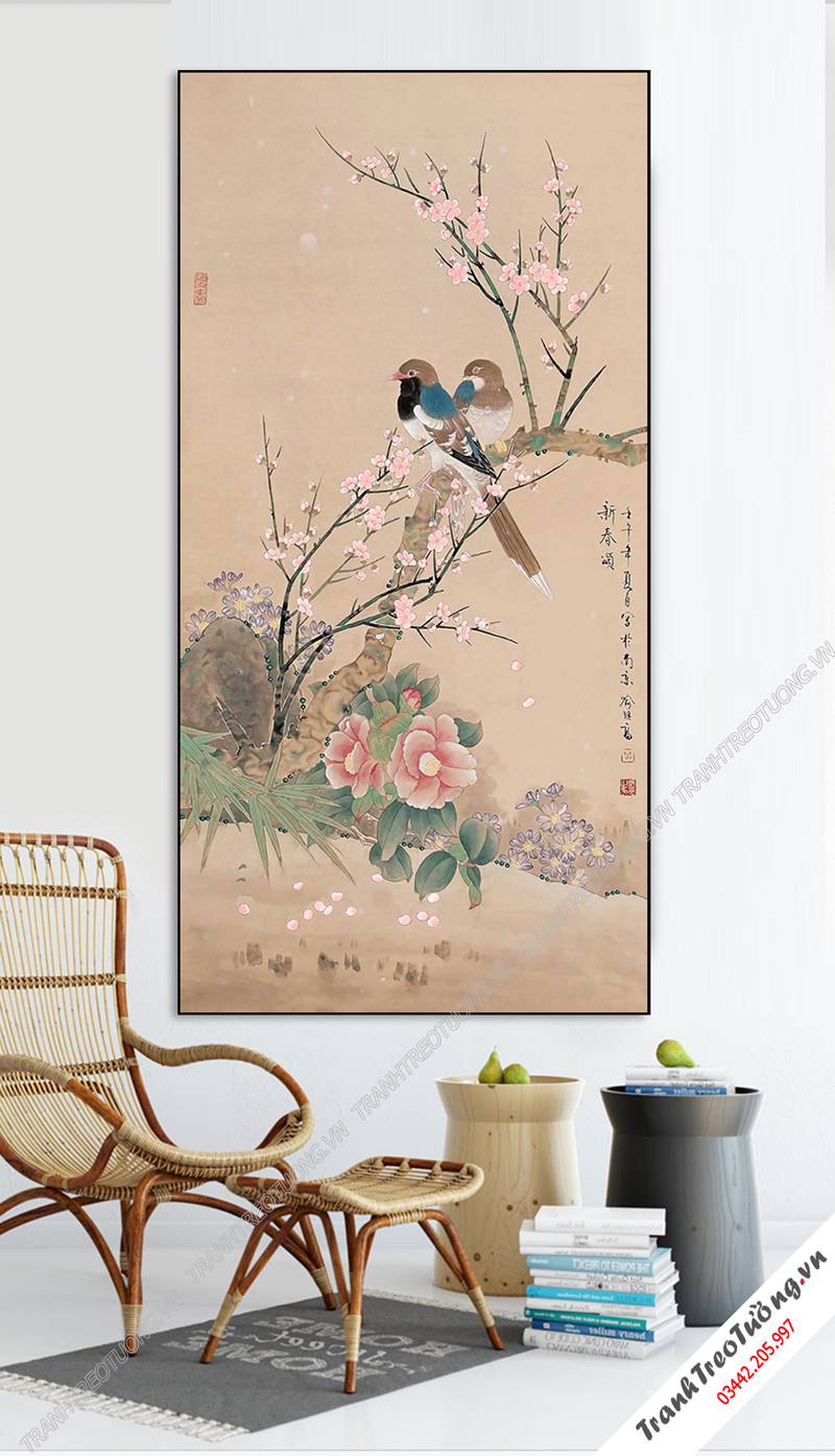Tranh treo tường khổ dọc C4742