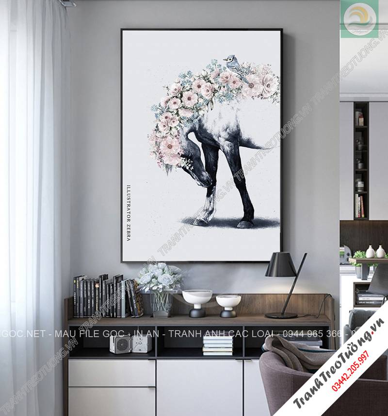 Tranh treo tường khổ dọc C4821