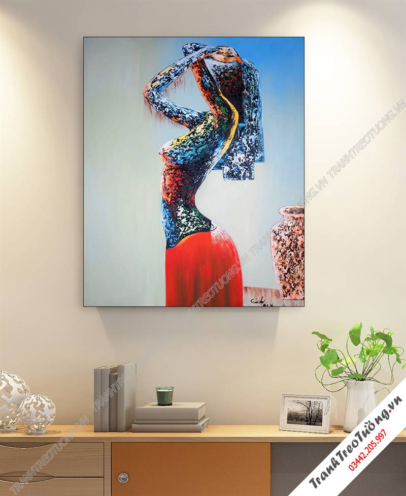 Tranh treo tường khổ dọc C4855