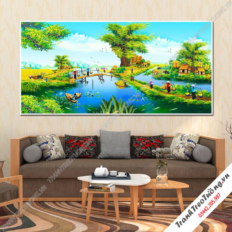 Tranh treo tường khổ ngang C5475