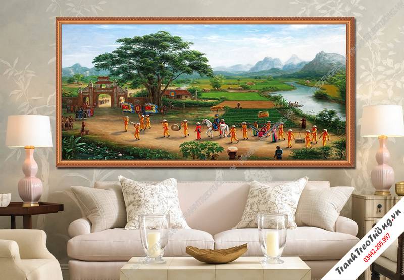 Tranh treo tường khổ ngang C5449