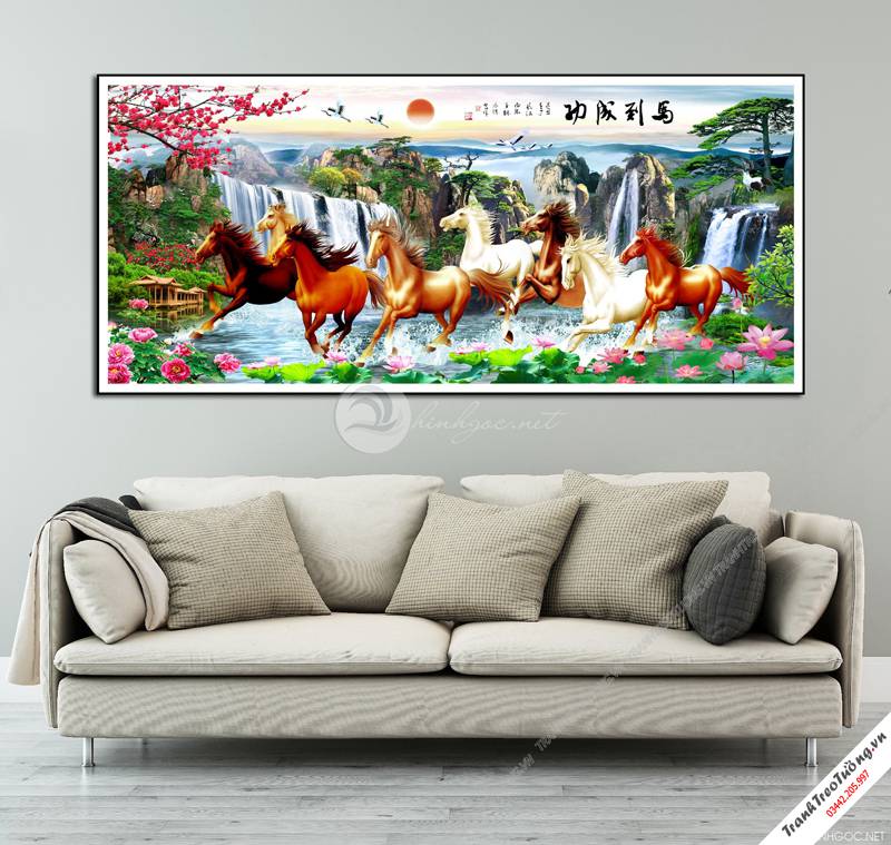 Tranh treo tường khổ dọc C5634