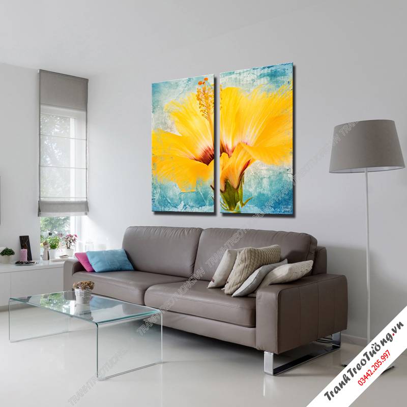 Tranh ghép 2 bức hiện đại C5972