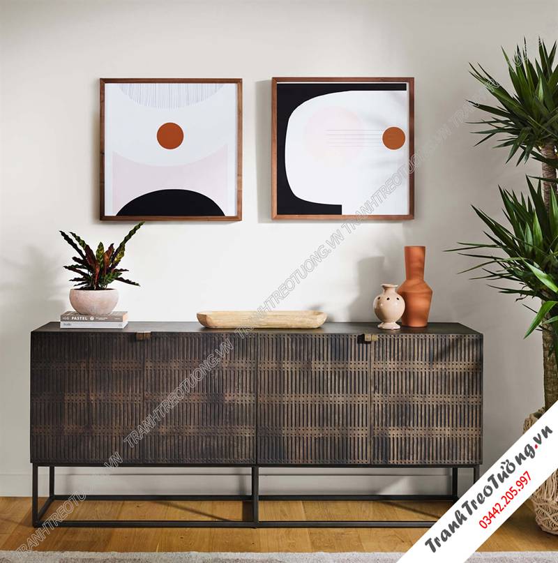 Tranh ghép 2 bức hiện đại C6003