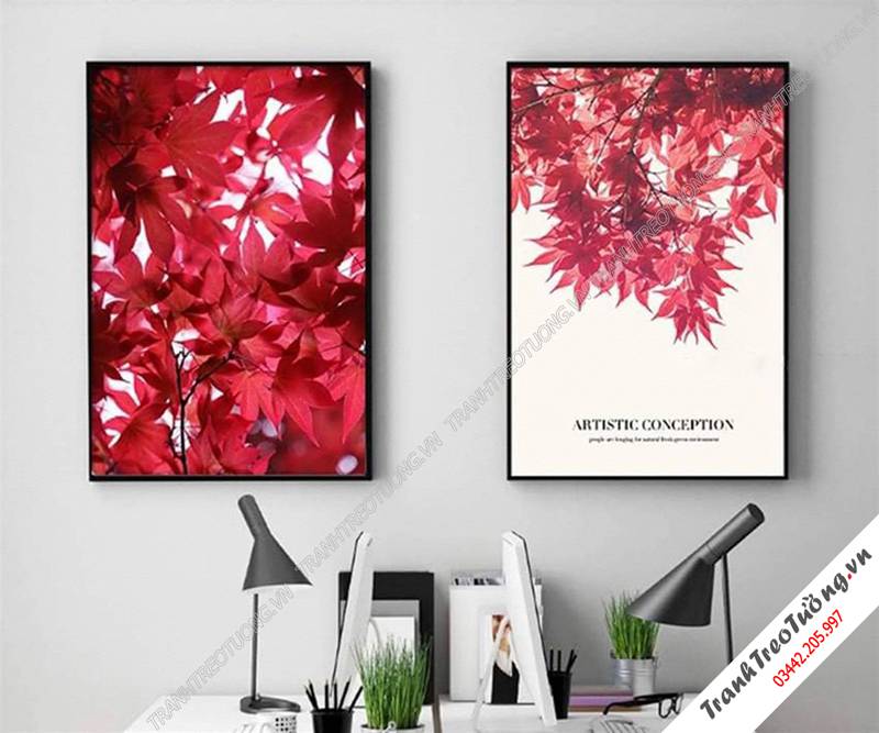 Tranh ghép 2 bức hiện đại C6081
